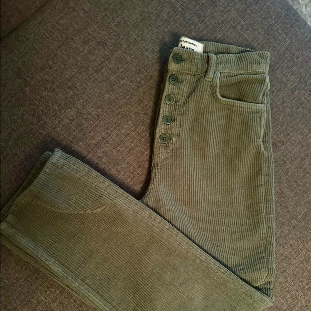 Reformation Corduroy Pants